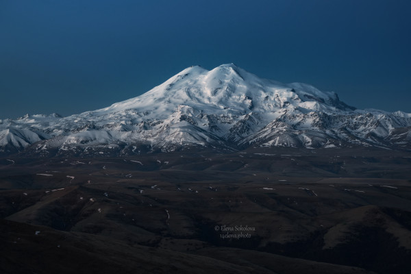 General 3744x2496 mountains snowy peak snow clear sky nature landscape Mount Elbrus