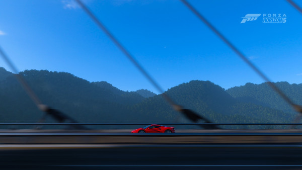 General 1920x1080 Forza Horizon 5 screen shot Ferrari car sky blue italian cars Stellantis PlaygroundGames